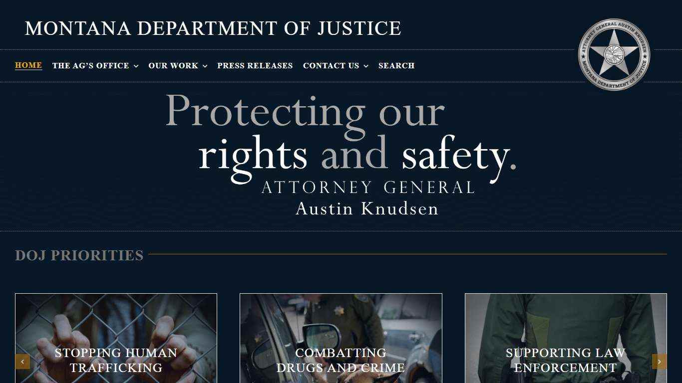 Montana Department of Justice