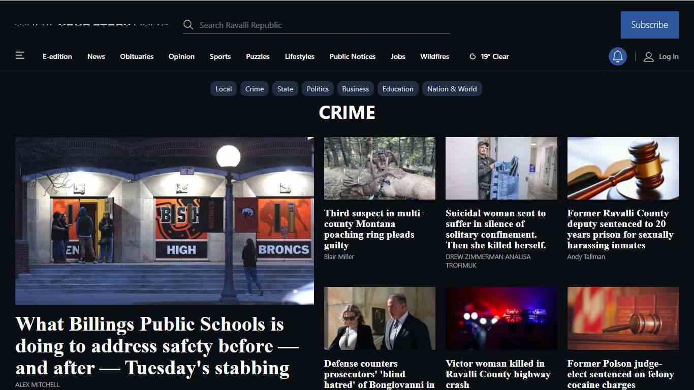 Crime News | Hamilton, MT | ravallirepublic.com